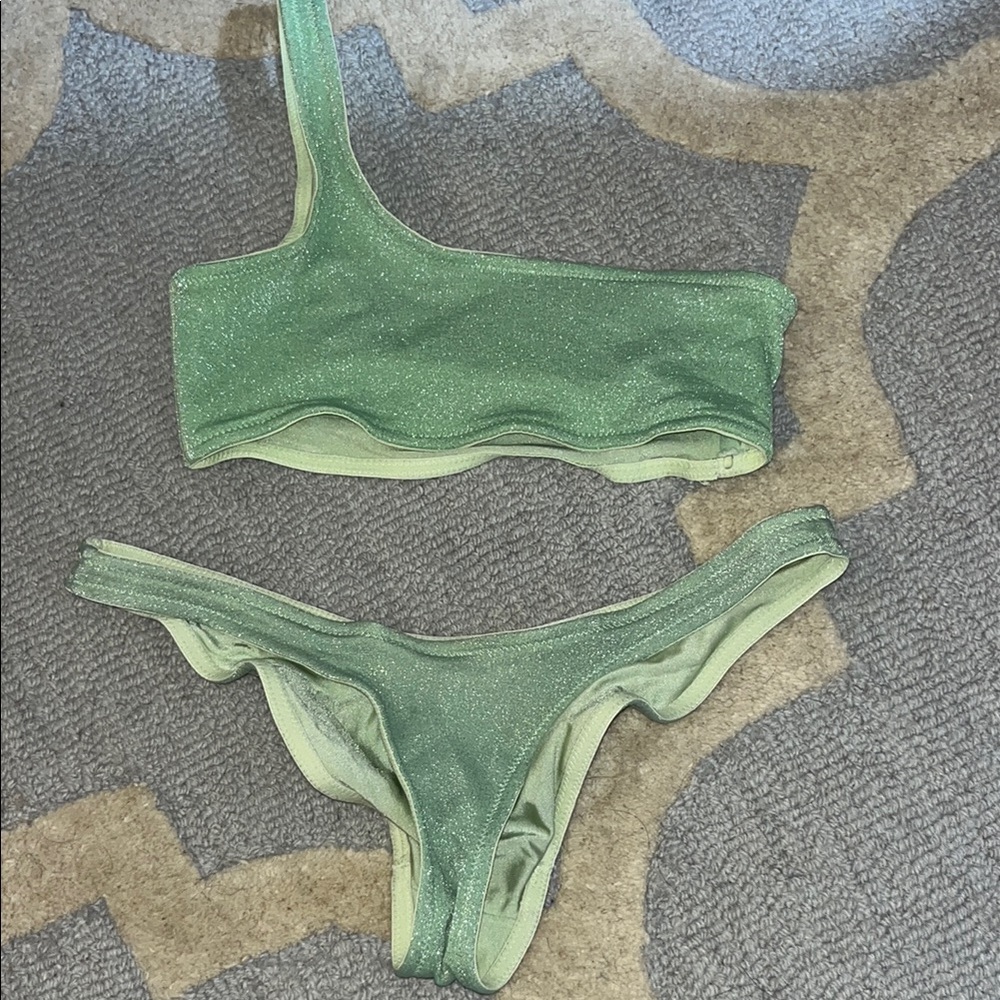 Triangl Swimwear Green Bikini Set💚